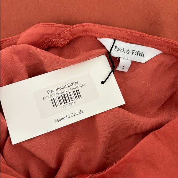 Park&Fifth Davenport Dress in Sunset Satin - Picture 5 of 5